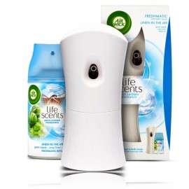 Air Wick Freshmatic Green Apple & Fresh Air elektroonilise õhuvärskendaja komplekt (lõhnasprei+ õhuvärskendaja 250 ml.)
