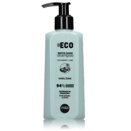 Mila Professional Be Eco Water Shine Shampoo läiget andev šampoon
