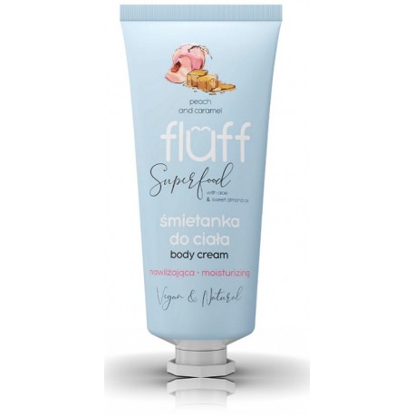 Fluff Superfood Moisturizing Body Cream Peach & Caramel увлажняющий крем для тела