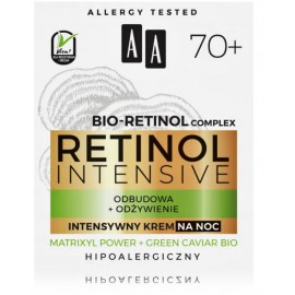 AA Retinol Intensive 70+ Active Cream öökreem küpsele nahale
