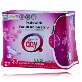 Gente Day Pads With Far-IR Anion Strip Eco hügieenisidemed