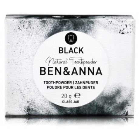 Ben & Anna Natural Toothpowder Black valgendav hambapulber