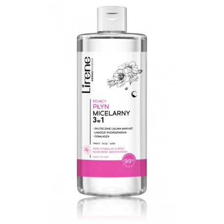 Lirene Micellar Water 3in1 rahustav mitsellaarvesi roosihüdraadiga