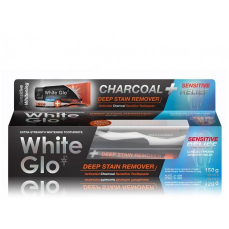 White Glo Charcoal Sensitive