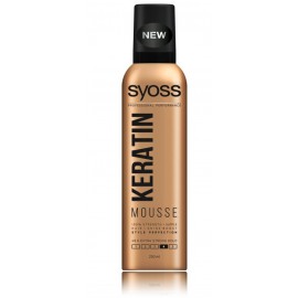 Syoss Keratin Mousse мусс для волос сильной фиксации с кератином