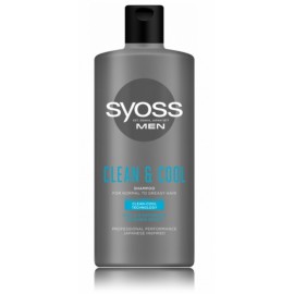 SYOSS Men Clean & Cool Shampoo meeste šampoon normaalsetele ja rasustele juustele