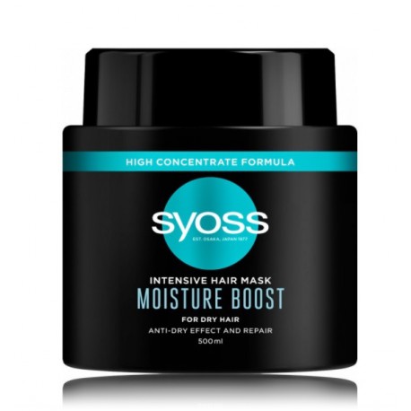 SYOSS Moisture Boost Intensive Hair Mask For Dry Hair intensiivselt niisutav juuksemask kuivadele juustele