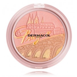 Dermacol Bronzing And Highlighting Powder With Blush päikesepuuder ja sära andev puuder koos põsepunaga