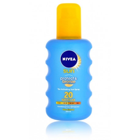 Nivea Sun Protect & Bronze päikesekaitsesprei SPF20