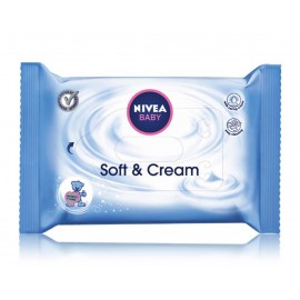 Nivea Baby Soft & Cream niisked beebisalvrätikud