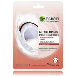 Garnier Skin Naturals Nutri Bomb Milky Tissue тканевая маска для сухой кожи