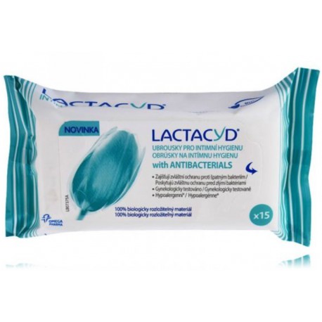 Lactacyd Pharma Intimate Cleansing Wipes antibakteriaalsed intiimhügieeni salvrätikud