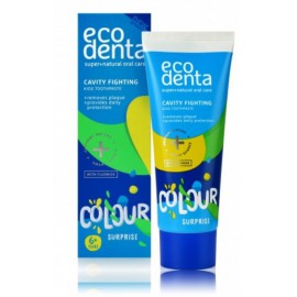 Ecodenta Toothpaste Cavity Fighting Color Surprise 6+ hambapasta lastele