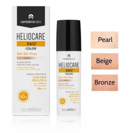 Heliocare 360 ° Color SPF50 + Skin Gel kaitsev tooniv näokreem 50 ml.