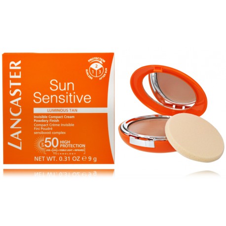 Lancaster Sun Sensitive Invisible Compact SPF 50 päikesekaitsepuuder