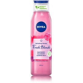 Nivea Fresh Blends Raspberry, Blueberry and Almond Milk Refreshing Shower värskendav dušigeel