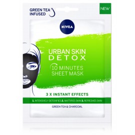 Nivea Urban Skin Detox 10 Minutes Sheet Mask värskendav lehtmask