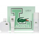 Lacoste Eau de Lacoste L.12.12. Blanc komplekt meestele (100 ml. EDT + 50 ml. dušigeel + 150 ml. spreideodorant)