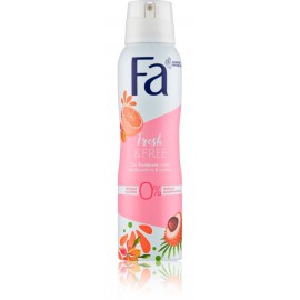 Fa Fresh & Free Grapefruit & Lychee 48H spreideodorant naistele