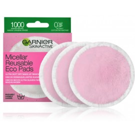 Garnier Skin Active Ultra Soft Dry Make-Up Removal Pads korduvkasutatavad meigipuhastuspadjad