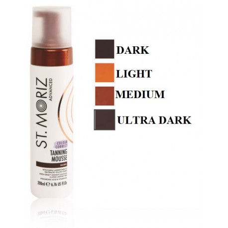 St Moriz Advanced Colour Correcting Tanning Mousse Ultra Dark