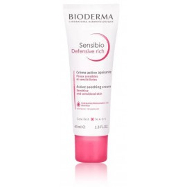 Bioderma Sensibio Defensive Rich Active Soothing Cream успокаивающий крем для чувствительной кожи