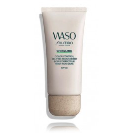 Shiseido Waso Shikulime Color Control tooniv niisutaja näole