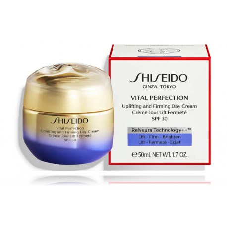 Shiseido Vital Perfection Uplifting and Firming pinguldav näokreem kuivale ja normaalsele nahale