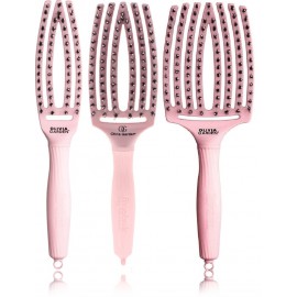 Olivia Garden Combo Finger Brush Combo Pastel Pink расческа для волос 1 шт.