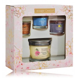 Yankee Candle Sakura Blossom Festival komplekt (3 x 37 g lõhnaküünal + 121 g lõhnaküünal)