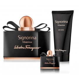 Salvatore Ferragamo Signorina Misteriosa komplekt naistele (100 ml. EDP + 5 ml. EDP + 50 ml. kehakreem)