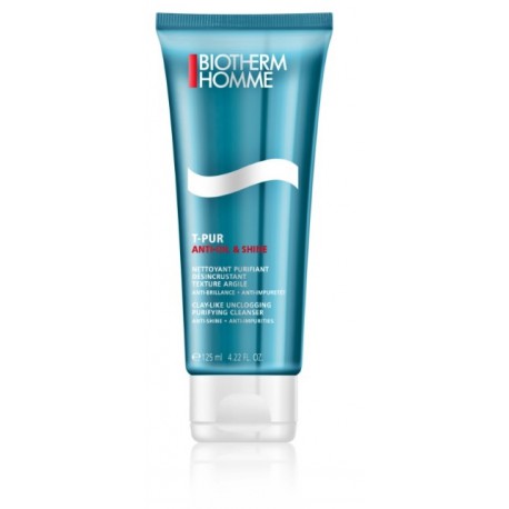 Biotherm Homme T-PUR Anti Oil & Shine Cleansing Gel puhastav näogeel meestele