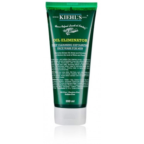 Kiehl's Oil Eliminator Deep Cleansing Exfoliating Face Wash For Men näokoorija meestele