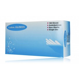 Artykuły Jednorazowe Latex Powder Free Gloves одноразовые перчатки