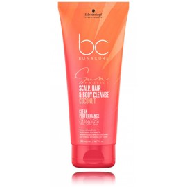 Schwarzkopf Professional BC Bonacure Sun Protect Coconut Scalp, Hair & Body очищающее средство для кожи головы, волос и тела