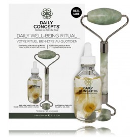 Daily Concepts Daily Well-Being Ritual komplekt (Daily Jade massaažirull näole + Iris Oil näoõli)