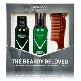 Men Rock The Beardy Beloved Starter Awakening SET komplekt habemehoolduseks (100 ml palsam + 100 ml seep + kamm)