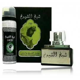 Lattafa Sheikh Al Shuyukh komplekt naistele ja meestele (50 ml. EDP + 50 ml. spreideodorant)