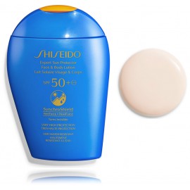 Shiseido Sun Protector SPF50+ SynchroShield kreem näole ja kehale