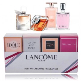 Lancome Best Fragrances Mini minitoodete komplekt naistele (Tresor 7,5 ml. + Idole 5 ml. + La Vie Est Belle 4 ml. + Miracle 5 ml.)