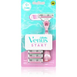 Gillette Venus Start бритва и 3 сменные насадки