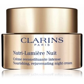 Clarins Nutri-Lumiére Nuit Nourishing Rejuvenating Night Cream toitev öökreem näole