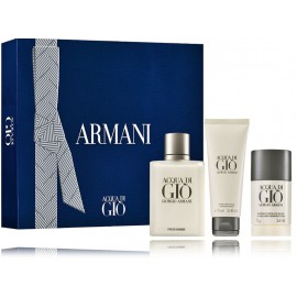 Giorgio Armani Acqua Di Gio набор для мужчин (100 мл EDT + 75 мл дезодорант-стик + 75 мл бальзам после бритья)