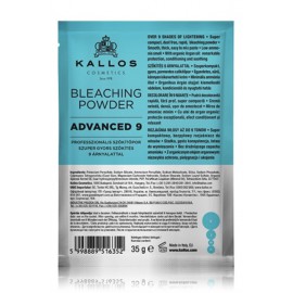 Kallos KJMN Advanced 9 Bleaching Powder juuste valgendamise pulber