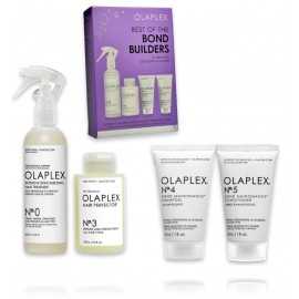 Olaplex Best of the Bond Builders komplekt juuste taastamiseks (155 ml. No 0 + 100 ml. No 3 + 30 ml. No 4 + 30 ml No 5)