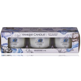 Yankee Candle Soft Blanket lõhnaküünla komplekt (3 tk. x 37 g.)