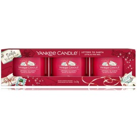 Yankee Candle Letters To Santa набор ароматических свечей (3 шт. по 37 г)