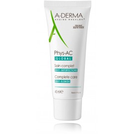 A-Derma Phys-AC Global Anti-Blemish Complete Care näokreem probleemsele nahale