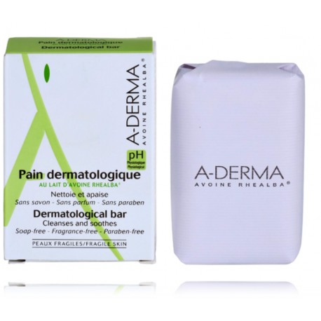 A-Derma Dermatological Cleansing мыло для лица и тела