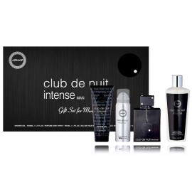Armaf Club De Nuit Intense Man набор для мужчин (105 мл. EDT + 50 мл. дезодорант + 100 мл. гель для душа + 250 мл. шампунь)